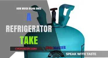 How Much R134a Refrigerator Requires for Optimal Cooling Performance