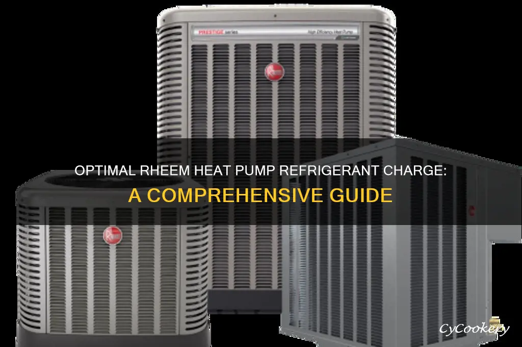 how much refrigerant charge for a rheem heat pump