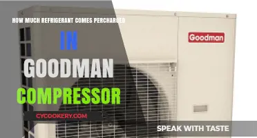 Goodman Compressor Precharged Refrigerant Amount: What You Need to Know