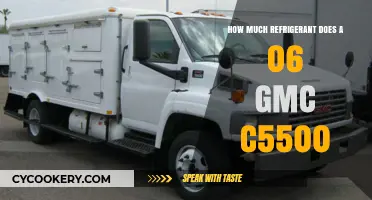 GMC C5500 Refrigerant Capacity: 2006 Model Requirements Explained