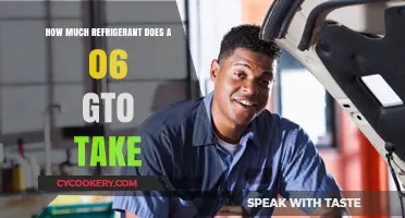 2006 GTO Refrigerant Capacity: How Much Does It Take?