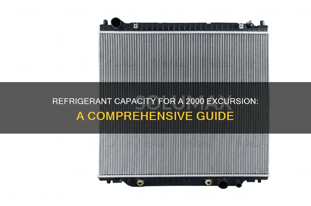 how much refrigerant does a 2000 excursion use