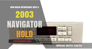 2003 Navigator Refrigerant Capacity: Understanding AC System Requirements