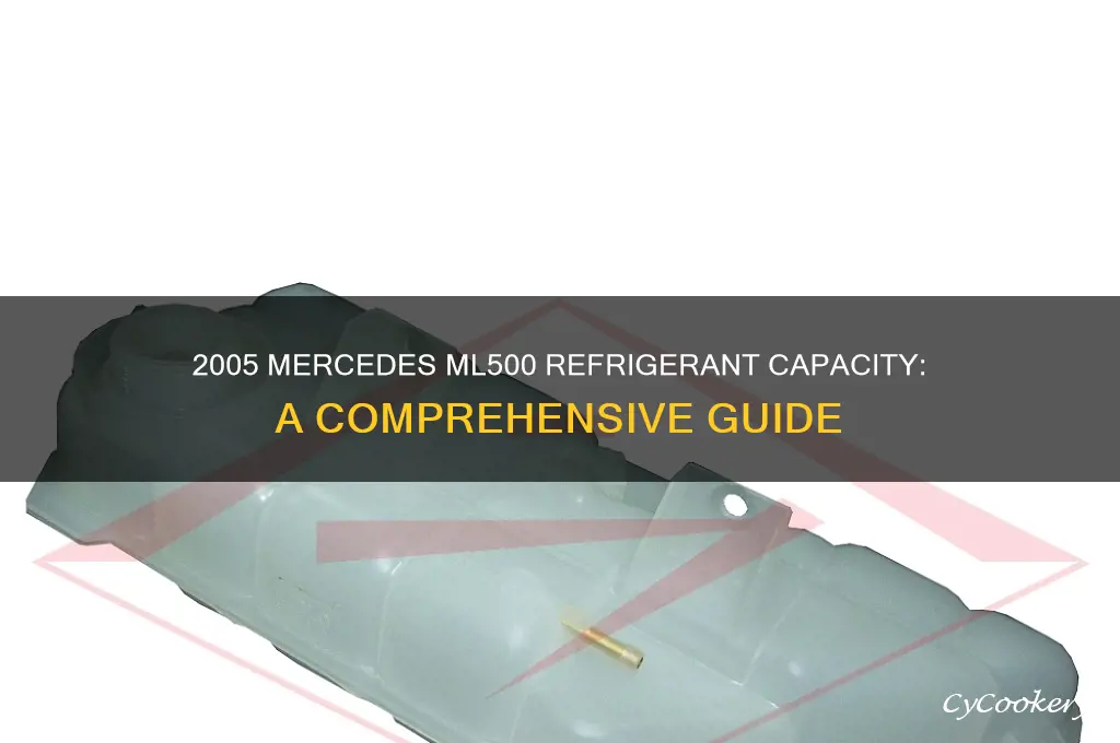 how much refrigerant does a 2005 mercedes ml500 hold