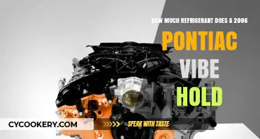2006 Pontiac Vibe Refrigerant Capacity: A Comprehensive Guide