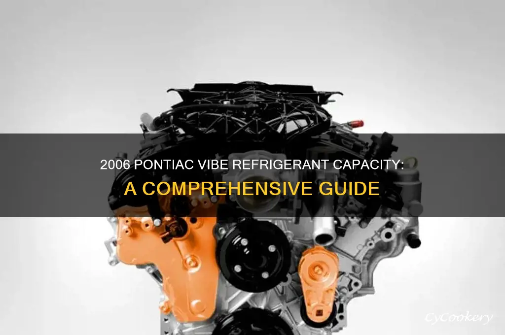 how much refrigerant does a 2006 pontiac vibe hold