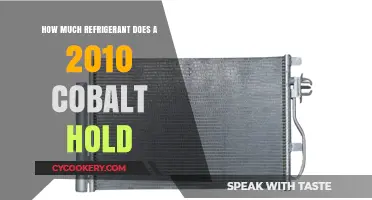 2010 Cobalt Refrigerant Capacity: Understanding the AC System Requirements