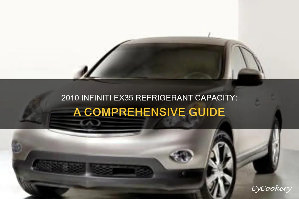 how much refrigerant does a 2010 infiniti ex35