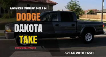 Refrigerant Capacity for a 1994 Dodge Dakota: A Guide
