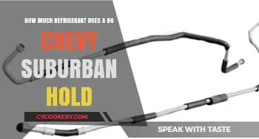 Chevy Suburban 96 Refrigerant Capacity: How Much Does It Hold?