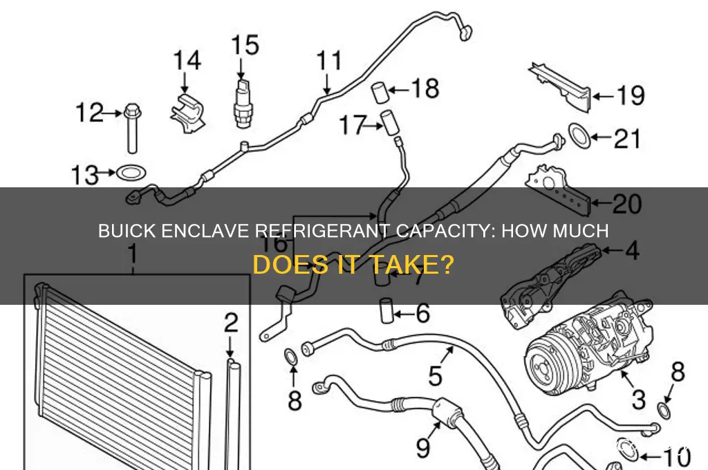 how much refrigerant does a buick enclave take