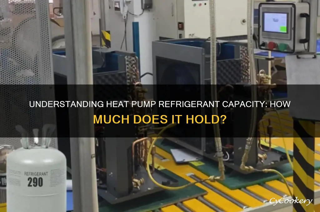 how much refrigerant does a heat pump hold