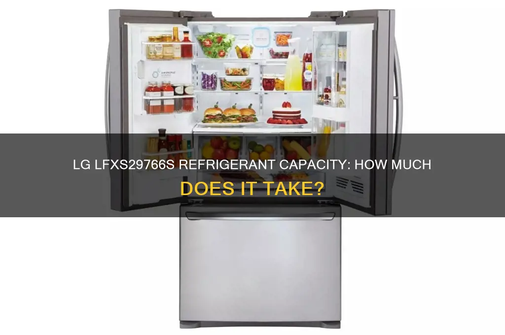 how much refrigerant does a lfxs29766s take