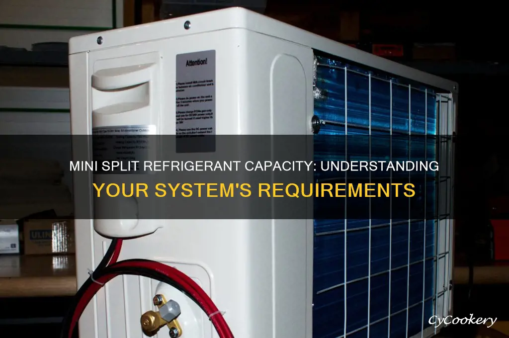 how much refrigerant does a mini split hold
