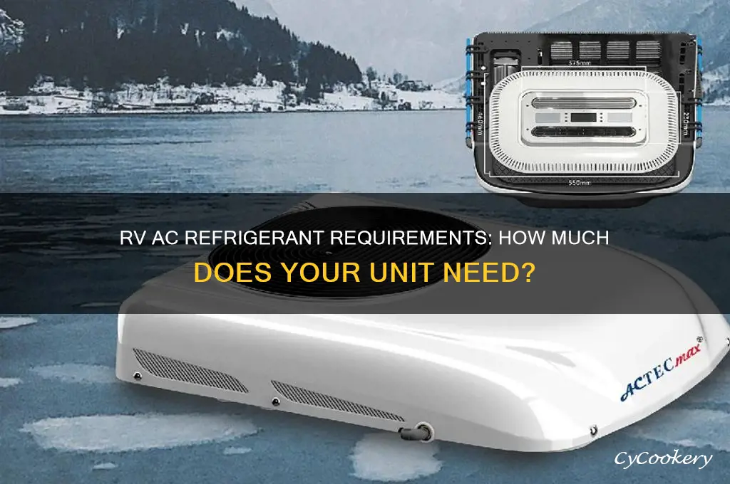 how much refrigerant does an rv air condition