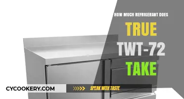 True TWT-72 Refrigerant Capacity: How Much Does It Take?