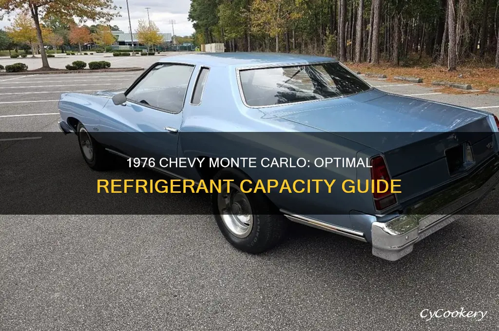 how much refrigerant for 1976 chevy monte carlo