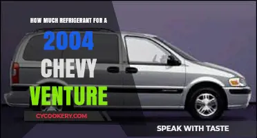 2004 Chevy Venture Refrigerant Capacity: A Comprehensive Guide