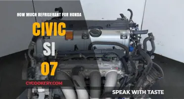 Honda Civic Si 07 Refrigerant Capacity: A Comprehensive Guide