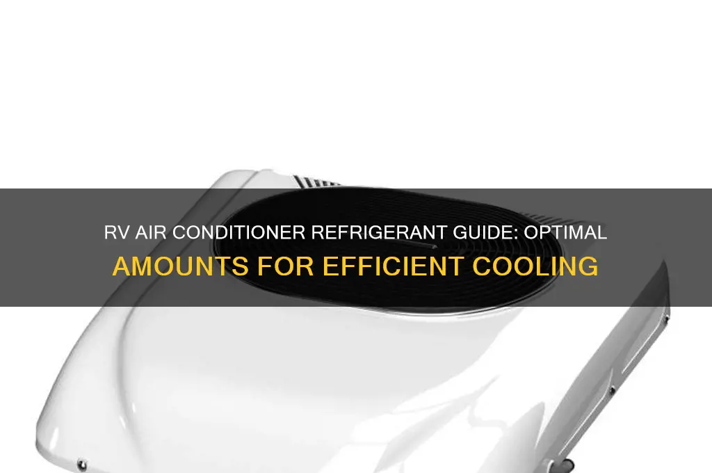 how much refrigerant for rv air conditioner