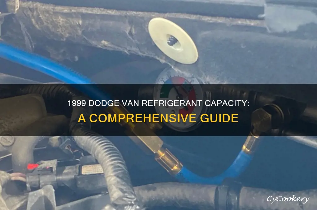 how much refrigerant in 1999 dodge van