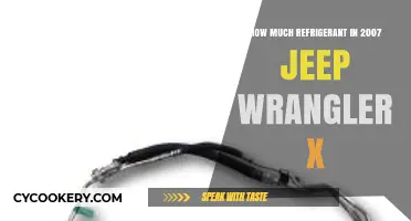 2007 Jeep Wrangler X Refrigerant Capacity: A Comprehensive Guide