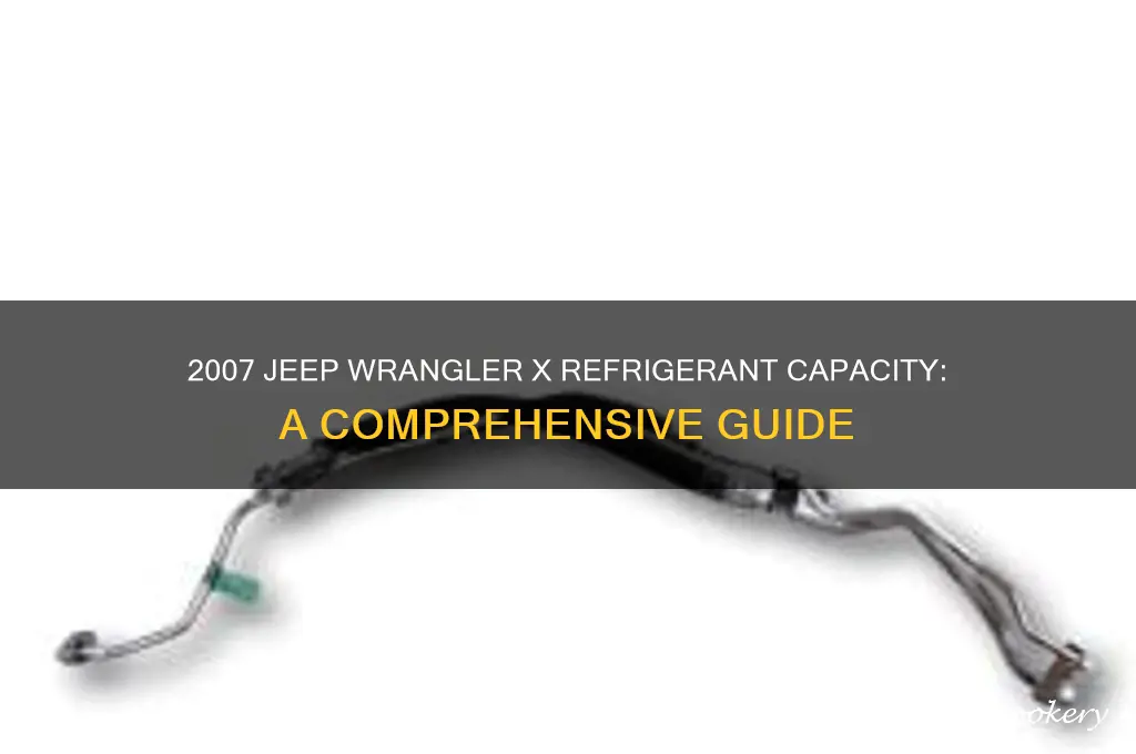 how much refrigerant in 2007 jeep wrangler x