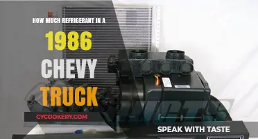 1986 Chevy Truck Refrigerant Capacity: A Comprehensive Guide
