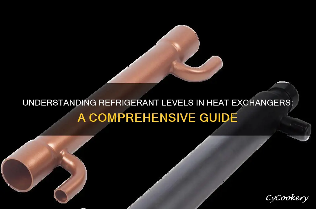 how much refrigerant in a hear exchanger