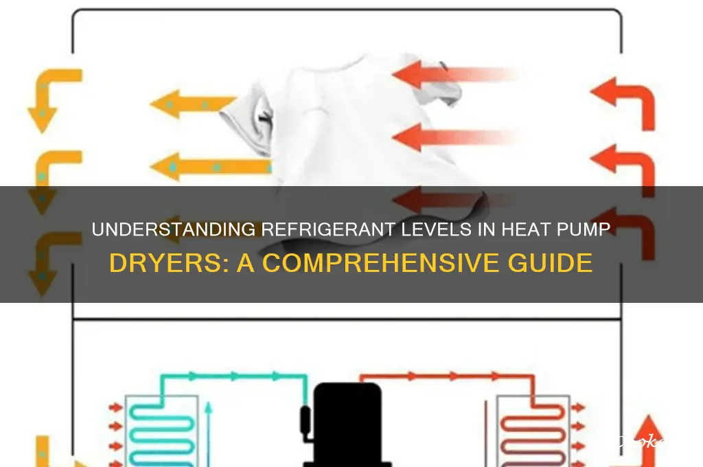 how much refrigerant in heat pump dryer t