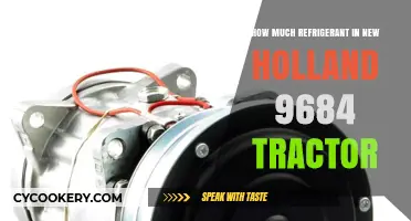 Refrigerant Capacity in New Holland 9684 Tractor: A Guide