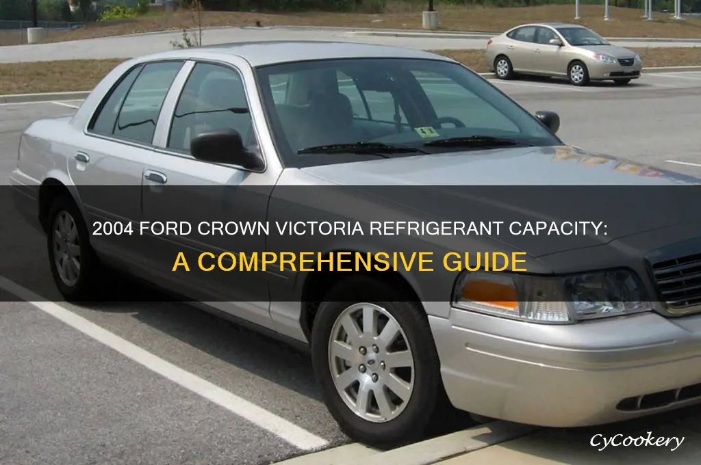 how much refrigerant is in 2004 ford crown victoria