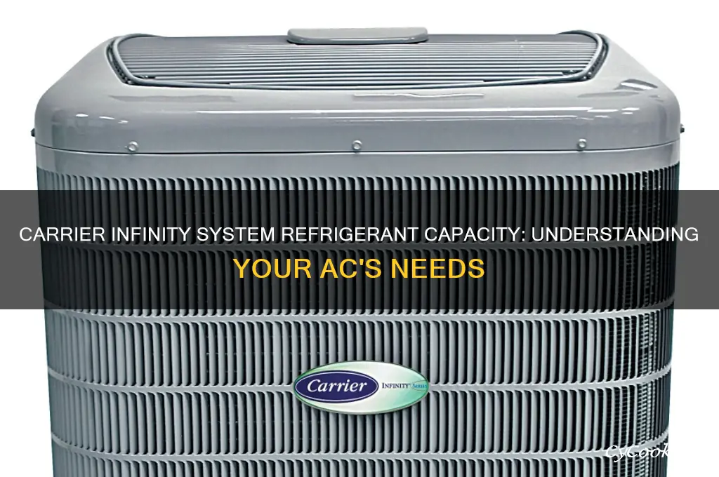 how much refrigerant is in my carrier infinity system
