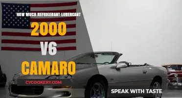 2000 V6 Camaro Refrigerant and Lubricant Requirements Explained
