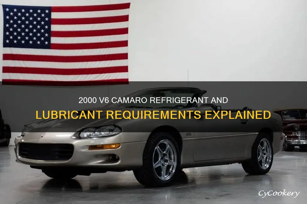 how much refrigerant lubercant 2000 v6 camaro