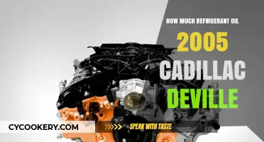 2005 Cadillac Deville: Correct Refrigerant Oil Capacity Guide