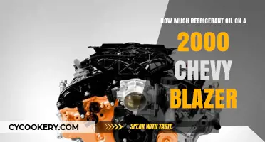 Chevy Blazer 2000: Correct Refrigerant Oil Capacity Guide