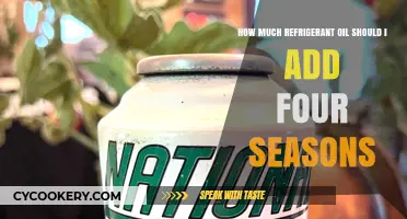Four Seasons Refrigerant Oil: Optimal Quantity Guide for AC Systems