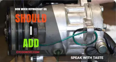 Proper Refrigerant Oil Quantity: A Guide to Adding the Right Amount