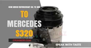 Mercedes S320 Refrigerant Oil: Correct Quantity and Adding Guide