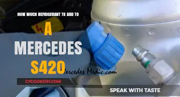 Mercedes S420 Refrigerant Guide: Correct Amount to Add Safely
