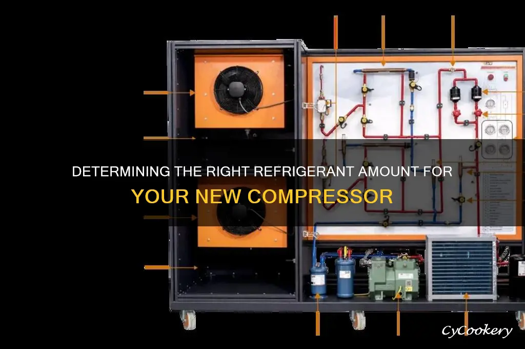 how much refrigerant will my new compressor take