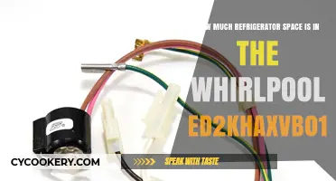 Whirlpool ED2KHAXVB01 Refrigerator: Unveiling Its Storage Capacity