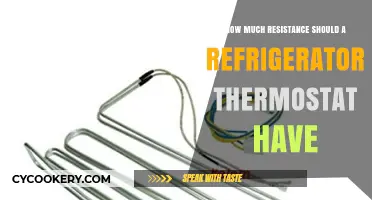 Understanding Refrigerator Thermostat Resistance: Optimal Levels for Efficiency