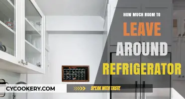 Optimal Refrigerator Spacing: How Much Room to Leave Around It