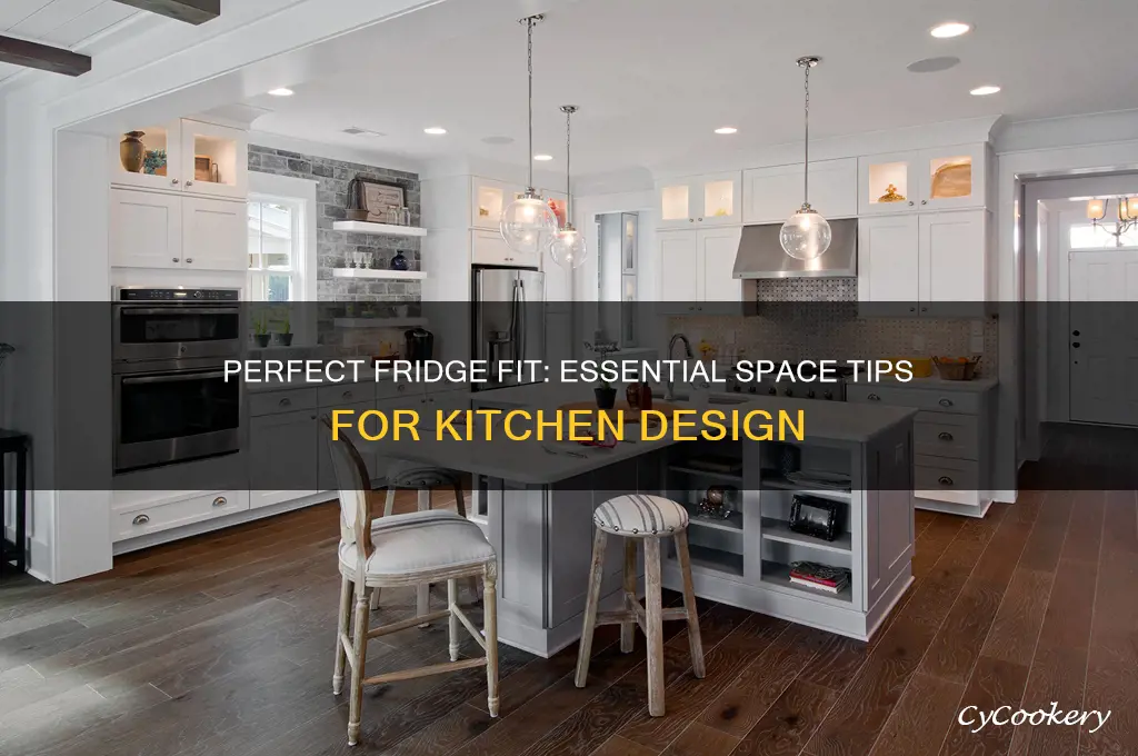 how much room to leave for refrigerator kitchen design