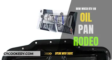 Oil Pan RTV Application Guide for Rodeo Vehicles