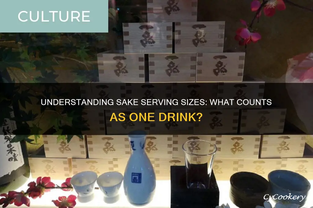 how much sake is one drink