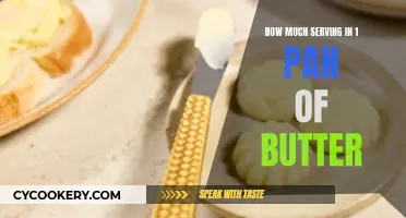 Butter Servings: How Much in a Pan?