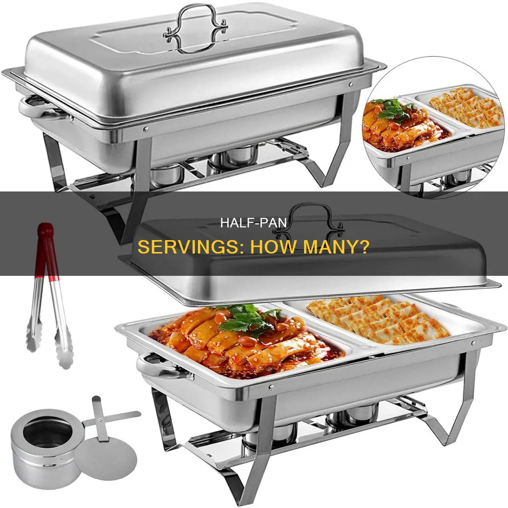 how much servings does a half size pan hold